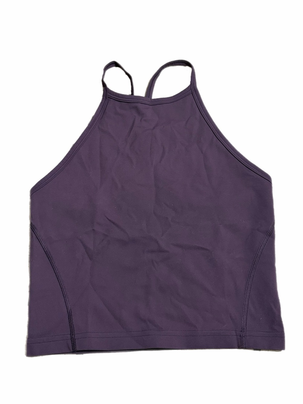 Lululemon Wunder Train High-Neck Cross-Back Tank Top (Grape Thistle) Size 2/4